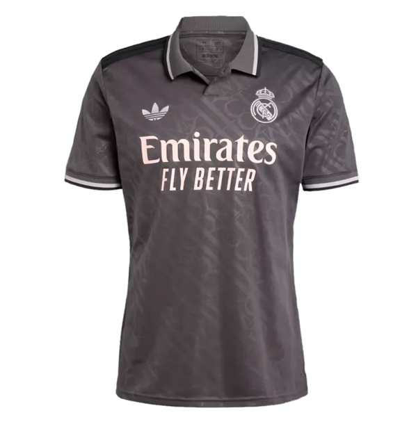 Дитяча футбольна форма Adidas Mbappé №9 Real Madrid 2024-2025, розмір 28 (зріст 150-160 см), сіра - зображення 4