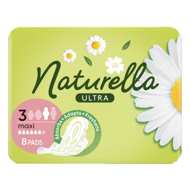 Гигиенические прокладки для критических дней Naturella ultra maxi (Размер 3) 8шт 6 капель - Фото 1 Гигиенические прокладки для критических дней Naturella ultra maxi (Размер 3) 8шт 6 капель - изображение 1
