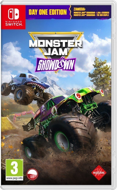 Гра Nintendo Switch Monster Jam Showdown Day One Edition (Картридж) (8057168509755) - зображення 1