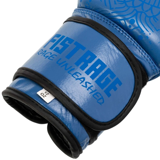 Рукавички шкіряні боксерські на липучці Fistrage Fight Gear 5543 розмір 10 унцій Blue - Фото 4 Рукавички шкіряні боксерські на липучці Fistrage Fight Gear 5543 розмір 10 унцій Blue - зображення 4