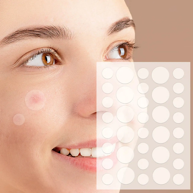 Патчі від прищів та акне 72 шт / Пластир косметичний для лікування акне Acne Patch (L) - Фото 4 Патчі від прищів та акне 72 шт / Пластир косметичний для лікування акне Acne Patch (L) - изображение 4