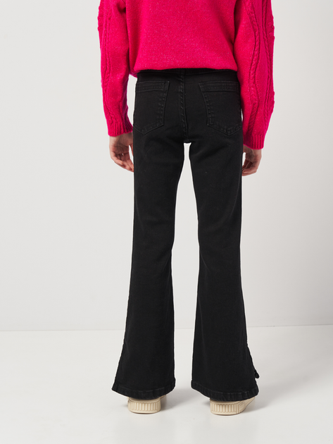 Подростковые джинсы-клеш для девочки Coccodrillo Jeans Collection Girl ZC4123104JCG-021 146 см Черные (5904986415085) 