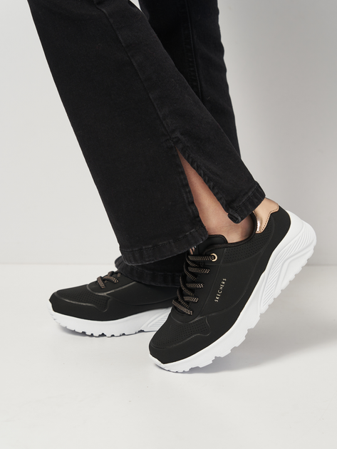 Дитячі кросівки для дівчинки Skechers Uno Lite 310384L BLK 32 Чорні (197976424791)