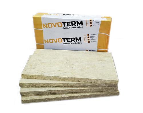 Мінеральна вата NOVOTERM 135 фасадна 1000х600х50 мм - Фото 1 Мінеральна вата NOVOTERM 135 фасадна 1000х600х50 мм - зображення 1