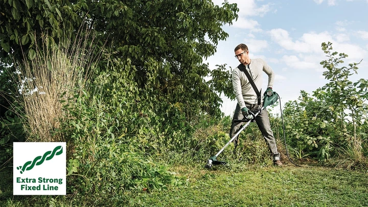 Тример садовий Bosch AFS 23-37 1000Вт ліска 37см ніж 23см 5.7кг - изображение 14