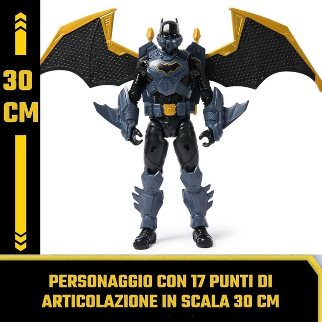 Ігрова фігурка Spin Master DC Comics Бетмен 30 см з розкладними крилами (6070532) - Фото 5 Ігрова фігурка Spin Master DC Comics Бетмен 30 см з розкладними крилами (6070532) - зображення 5