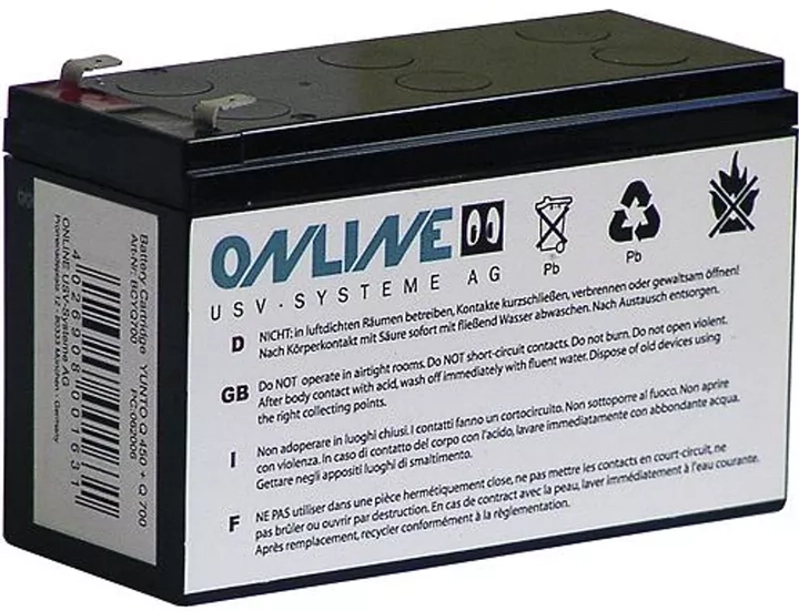 Акумуляторна батарея Online USV-Systeme BCZ800 Replacement Battery (4026908003970) - зображення 1