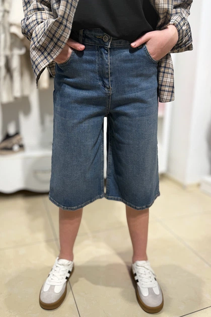 Шорты A-yugi Jeans 164 см Синий (2125000865287) - Фото 1 Шорты A-yugi Jeans 164 см Синий (2125000865287) - изображение 1