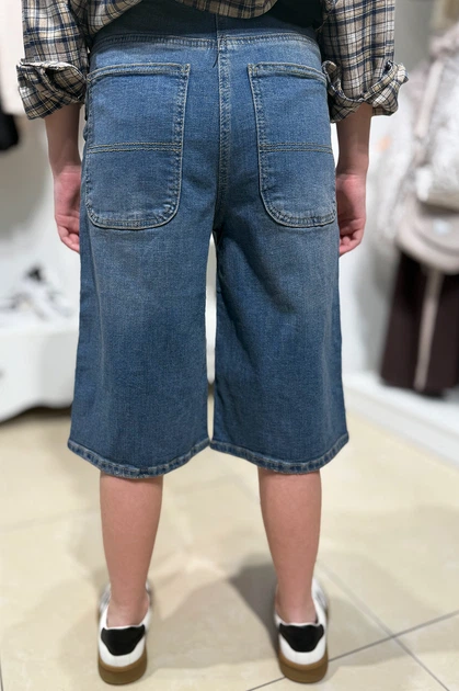 Шорты A-yugi Jeans 164 см Синий (2125000865287) - Фото 2 Шорты A-yugi Jeans 164 см Синий (2125000865287) - изображение 2
