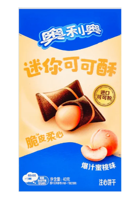 Подушечки Oreo Mini Кріспі зі смаком персика, 40 г - зображення 2