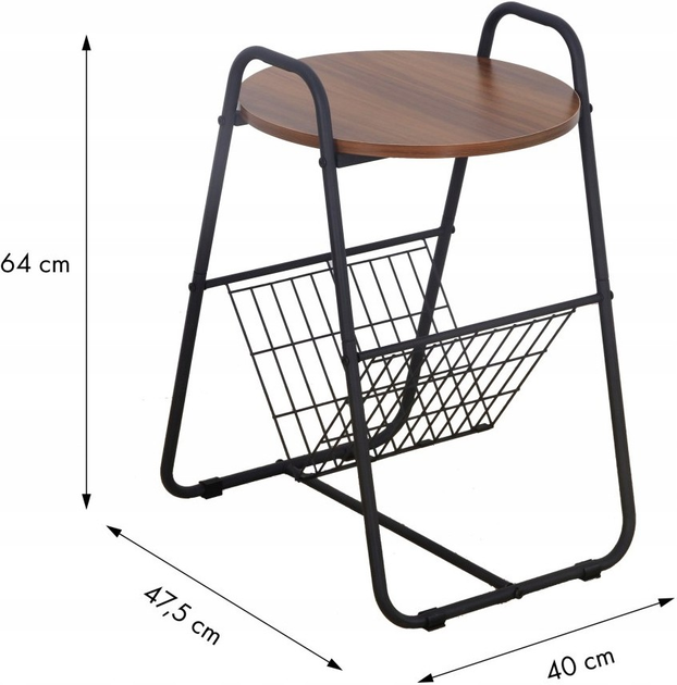 Журнальний столик ModernHome by Multistore лофт (YLT-1203) - зображення 6
