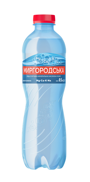 Упаковка мінеральної природної лікувально-столової сильногазованої вода "Миргородська" 0,5 л х 12 пляшок - Фото 4 Упаковка мінеральної природної лікувально-столової сильногазованої вода "Миргородська" 0,5 л х 12 пляшок - изображение 4