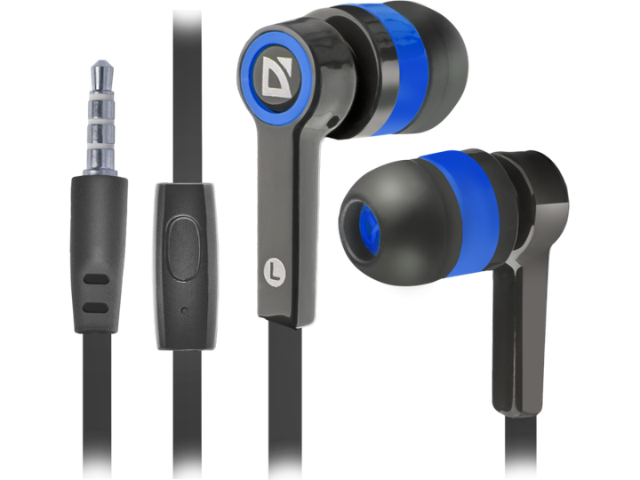 Навушники Defender Pulse 420 Black/Blue - Фото 1 Навушники Defender Pulse 420 Black/Blue - зображення 1