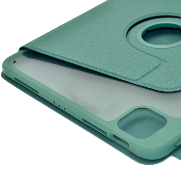 Чохол із Bluetooth - клавіатурою Glass Magnet Flip Cover 360 для iPad Pro 11 2025 / iPad Pro 11 2024 green - зображення 4