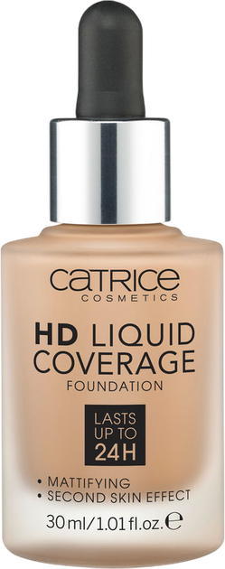 Podkład do twarzy Catrice Hd Liquid Coverage Lasts Up Tp 24h 036 Hazelnut 30 ml (4059729034410) - obraz 1