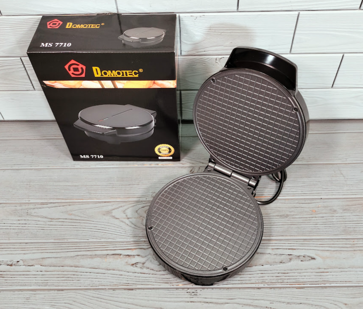 Вафельница электрическая Domotec 1000Вт для приготовления тонких вафель (7710) - изображение 6