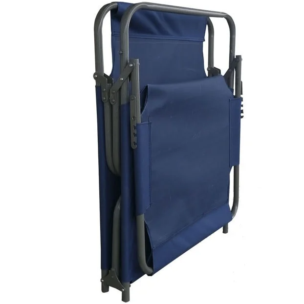 Розкладачка класична для будинку і туризму Vista V-071 (Blue) шезлонг садовий - зображення 2
