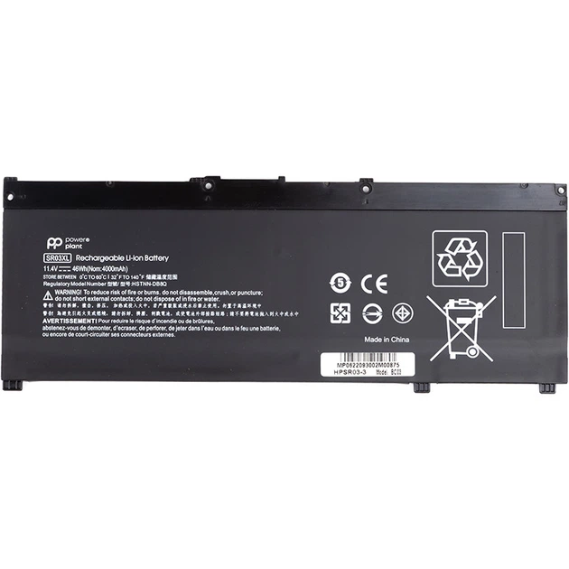 Аккумулятор для ноутбуков HP Envy X360 15-cn0000 Series (SR03XL) 11.4V 4000mAh - Фото 1 Аккумулятор для ноутбуков HP Envy X360 15-cn0000 Series (SR03XL) 11.4V 4000mAh - изображение 1