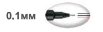 Лайнер UNI PIN fine line 01-200, 0.1мм синій /PIN01-200.Blue/ - изображение 6