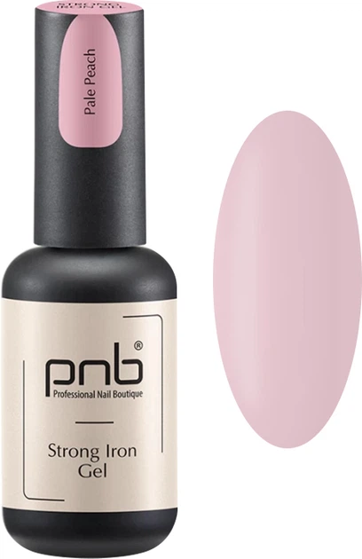 Гель конструирующий Стронг Айрон Strong iron gel Pale Peach PNB, 8 мл - Фото 1 Гель конструирующий Стронг Айрон Strong iron gel Pale Peach PNB, 8 мл - изображение 1