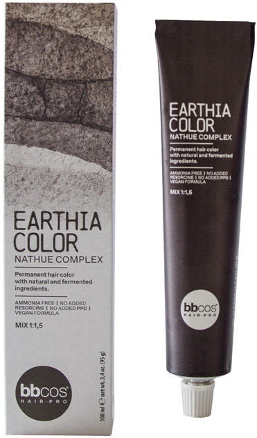 Краска для волос Bbcos Earthia Color 6/2 фиолетовый темно-русый 100 мл (8059340211890) - изображение 3