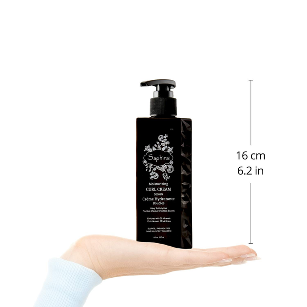 Крем для волосся Saphira Divine Keratin Hair для підкреслення завитків 250 мл (851234005220) - зображення 3