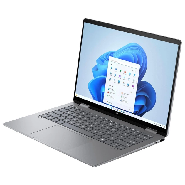 Ноутбук HP ENVY x360 14-fc0011ua 14" 2.8K OLED Touch, Intel U5-125U, 16GB, F1024GB, UMA, Win11, сірий - зображення 10