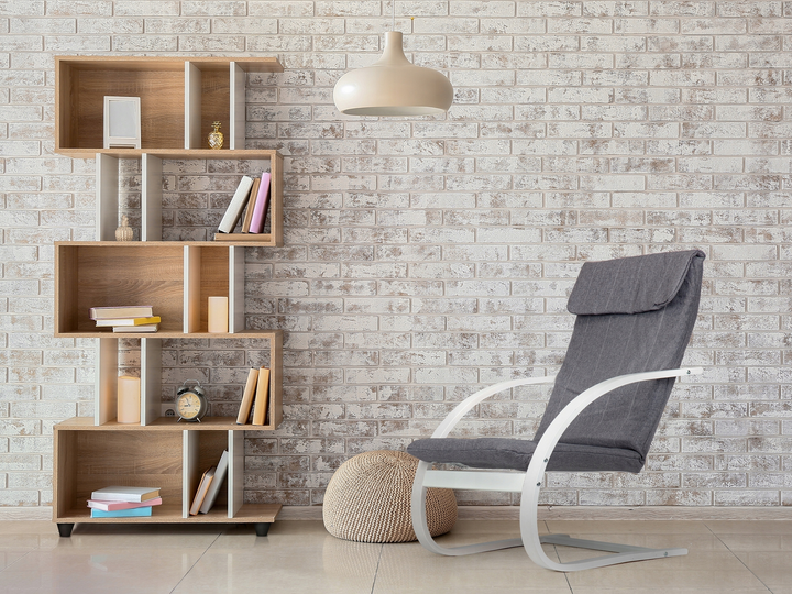 Fotel bujany ModernHome by Multistore do salonu (TXWQM-31 WHITE/CHARO) - obraz 8
