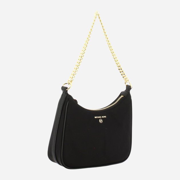 Сумка багет жіноча маленька Michael Kors 32F1GT9C8C-001 Чорна (800070270937) - зображення 3