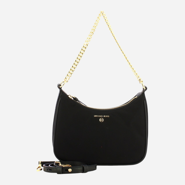 Сумка багет жіноча маленька Michael Kors 32F1GT9C8C-001 Чорна (800070270937) - зображення 4