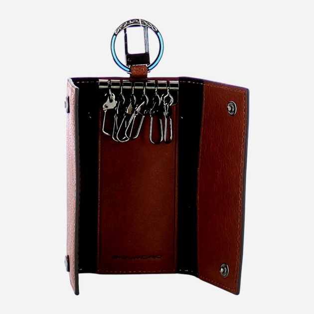 Etui na klucze skórzane Piquadro PC1397B3/CU Brązowe (800070016275) - obraz 3