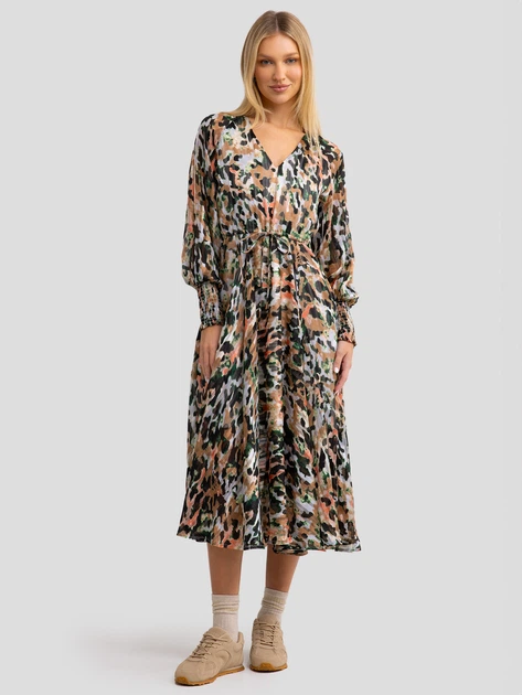 Sukienka damska midi Big Star Natela 000 L Wielobarwna - obraz 1