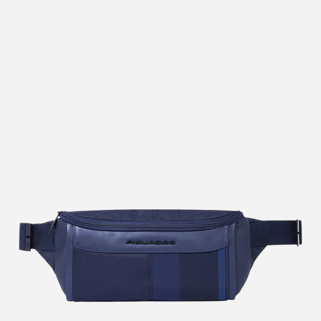 Saszetka na pas męska duża Piquadro CA6310S131/BLU Ciemnogranatowa (800070320759) - obraz 1