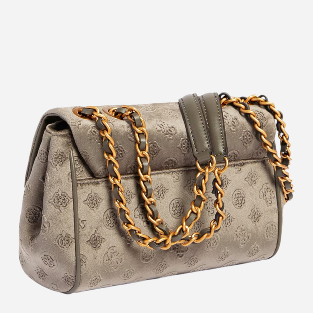 Torebka crossbody damska Guess Inia HWEB8410210-CHC Szara (800070325051) - obraz 3