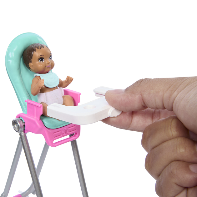 Ігровий набір Barbie Skipper Няня з малюком HTK34 (0194735192151) - зображення 3