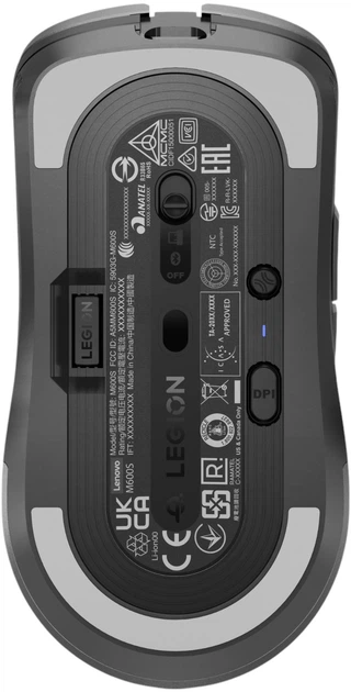 Мышь Lenovo Legion M600s Qi Wireless Gaming Mouse Grey (GY51H47355) - Фото 12 Мышь Lenovo Legion M600s Qi Wireless Gaming Mouse Grey (GY51H47355) - изображение 12