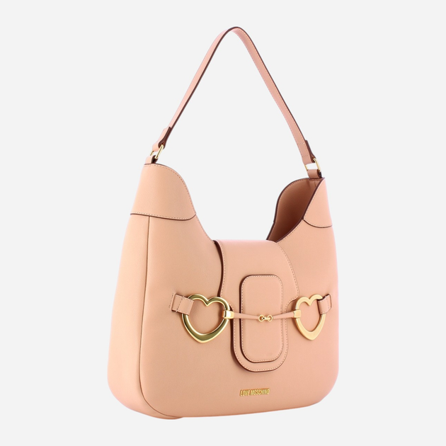 Torebka hobo damska Love Moschino Borsa JC4130PP1GLI1609 Różowa (800070300345) - obraz 3
