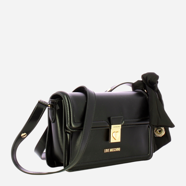 Torebka crossbody damska Love Moschino Borsa JC4392PP0LKV0000 Czarna (800070326620) - obraz 3