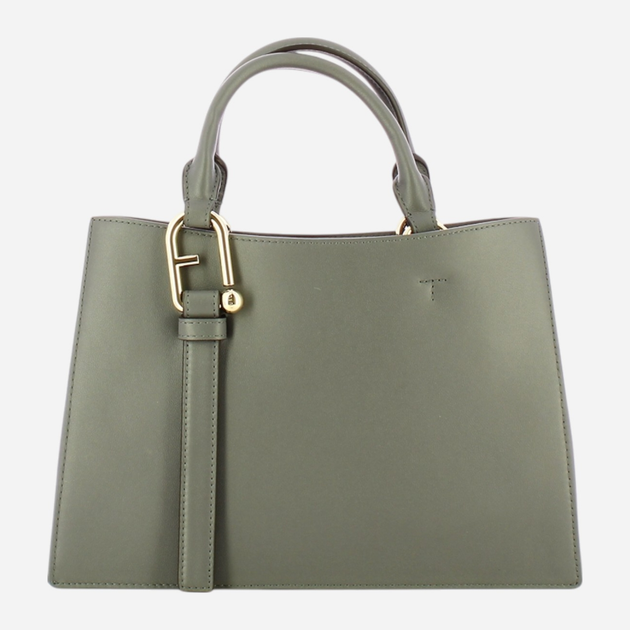 Torba shopper damska skórzana Furla Nuvola M WB01336BX20452269S1007 Szara (800070331326) - obraz 3