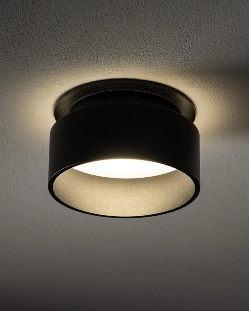 Точковий світильник врізний Nowodvorski 11348 Shine GU10 1x15W IP20 Чорний (11348) - изображение 2