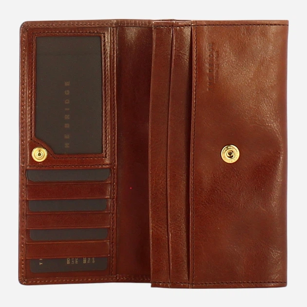 Портмоне чоловіче шкіряне The Bridge Stodo 01712101-14 Коричневе (800070253475) - зображення 3
