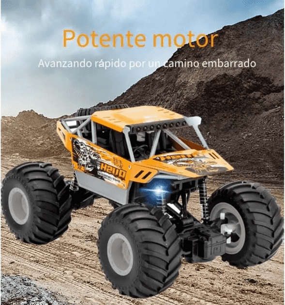 Джип на пульте ToyCloud 22 см Off-Road Большие колеса, свет M765