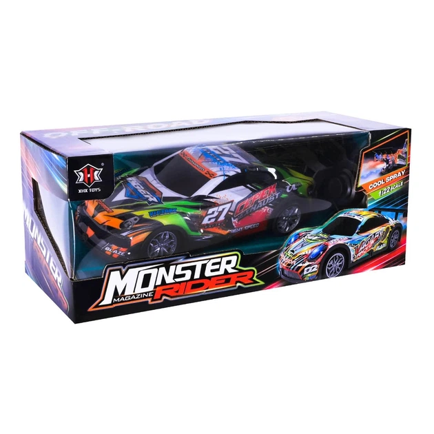 Машинка на пульте XHX Toys 19 см Monster Rider 1:22 свет, дым 000