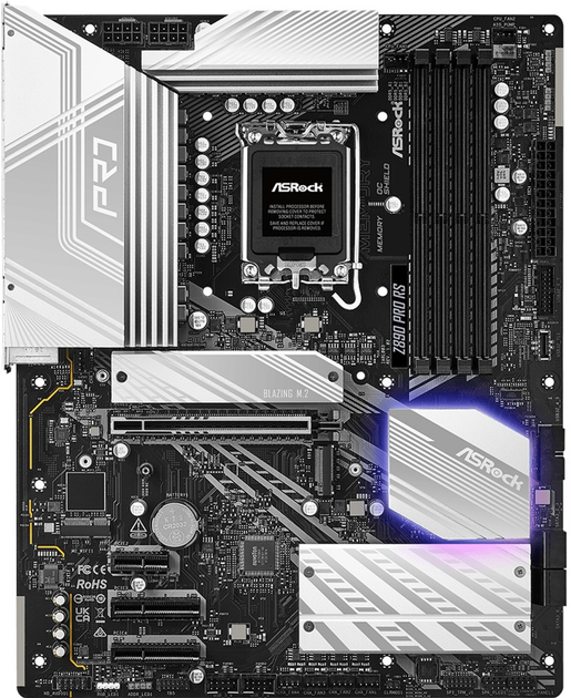 Материнська плата ASRock Z890 Pro RS (s1851, Intel Z890, PCI-Ex16) - зображення 1