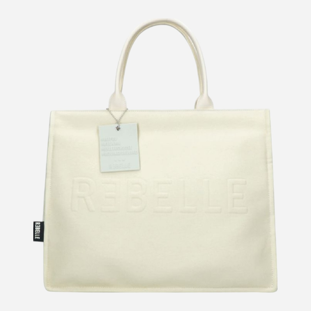 Torba shopper damska duża Rebelle Alexia 1WR128TX0147-A585 Beżowa (800070303044) - obraz 2