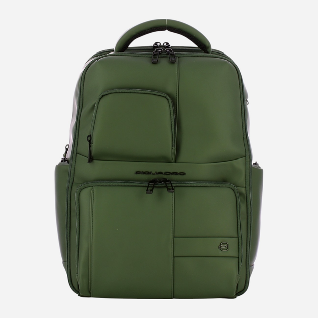 Plecak męski miejski 18L Piquadro CA6239W129W/VE Zielony (800070332035) - obraz 1