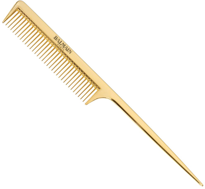 Grzebień do włosów Balmain Professionnel Tail Comb Złota (8718969476355) - obraz 1