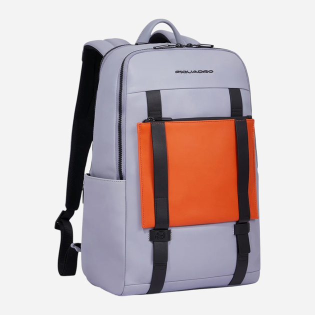 Plecak męski skórzany 21L Piquadro CA6363S130/GR Szary (800070320699) - obraz 3