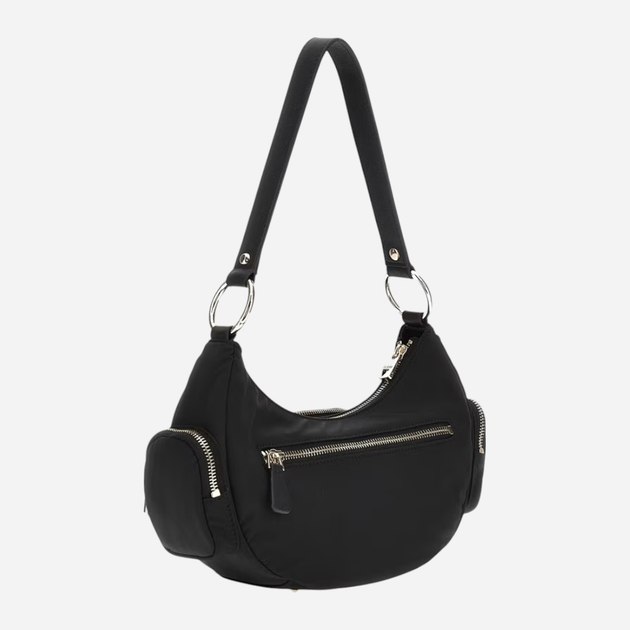 Сумка жіноча середня Guess Eco Gemma HWEYG839517-BLA Чорна (800070316718) - зображення 2