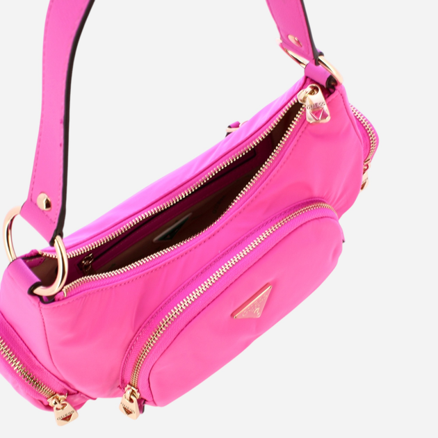 Сумка жіноча середня Guess Eco Gemma HWEYG839517-VVR Рожева (800070326038) - зображення 4